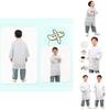White Lab Coat For Kids Breathable And Comfortable Perfect For School Or Play