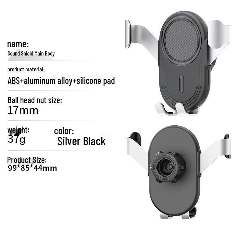 Magnetic Car Phone Holder with Air Vent and Dashboard Mount