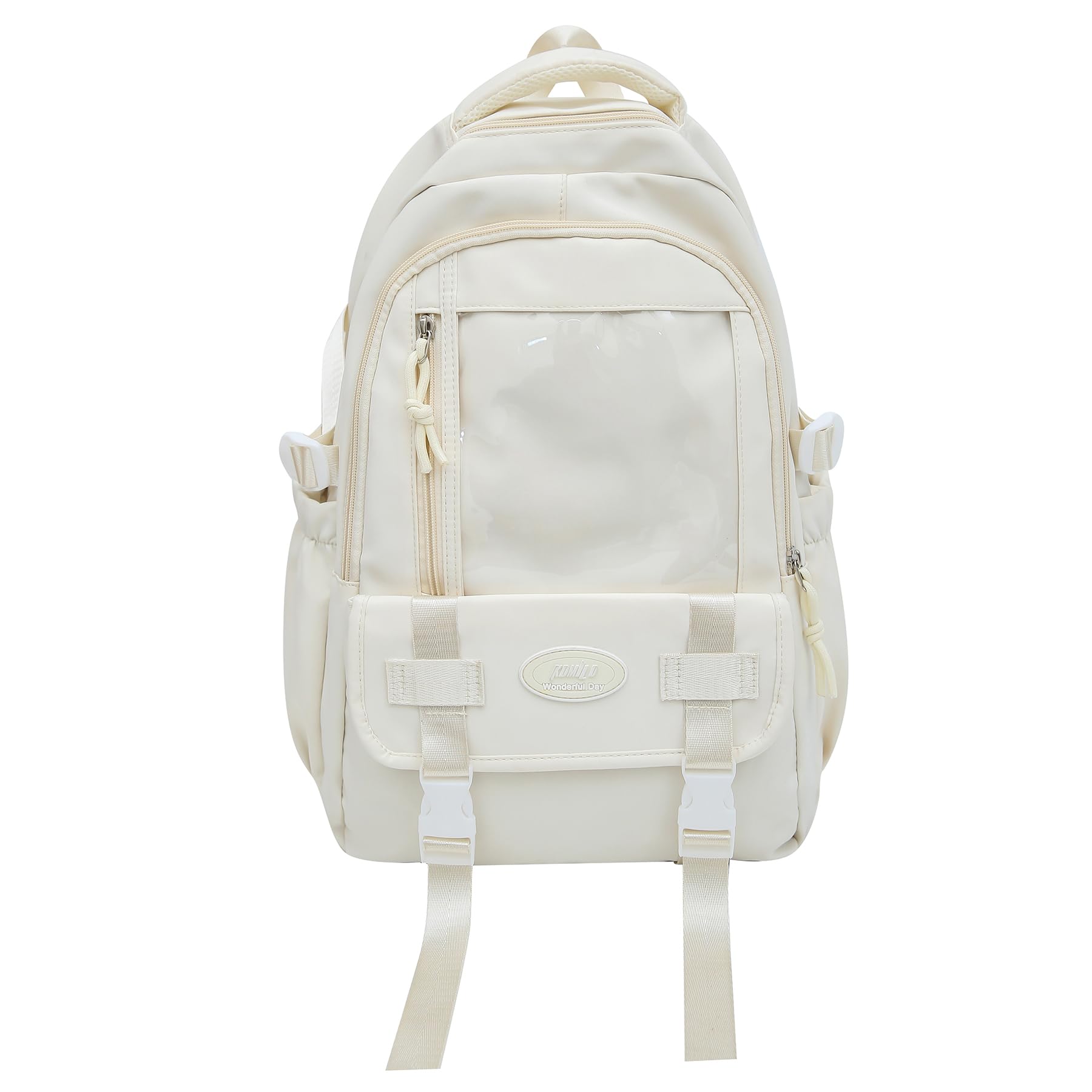 

Великий корейський рюкзак Ita Itaba PVC Town Commuting to Elementary School High School Rucksack [ZESU] Жіночий рюкзак, місткість, жіночий рюкзак, сумка, сумка, білий