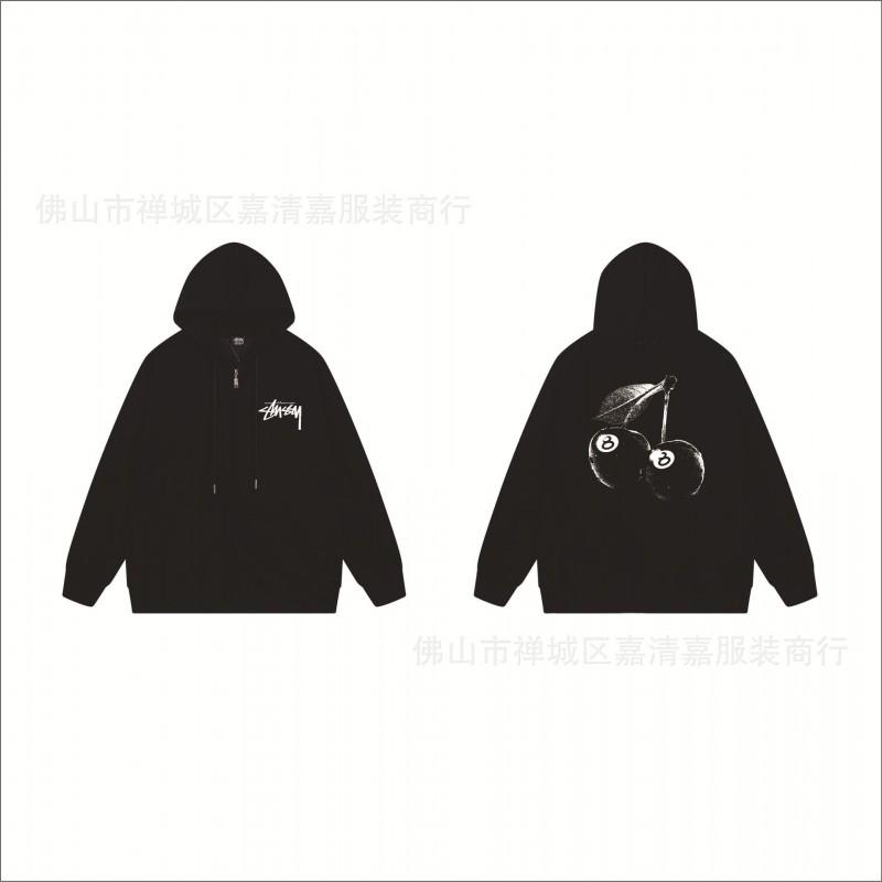 Mens Oversized Zip-Up Hooded Sweatshirt Casual Streetwear Cotton Pullover Fall