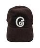 1011 GALLERY G Logo 5Pannel Corduroy Cap - Brown
