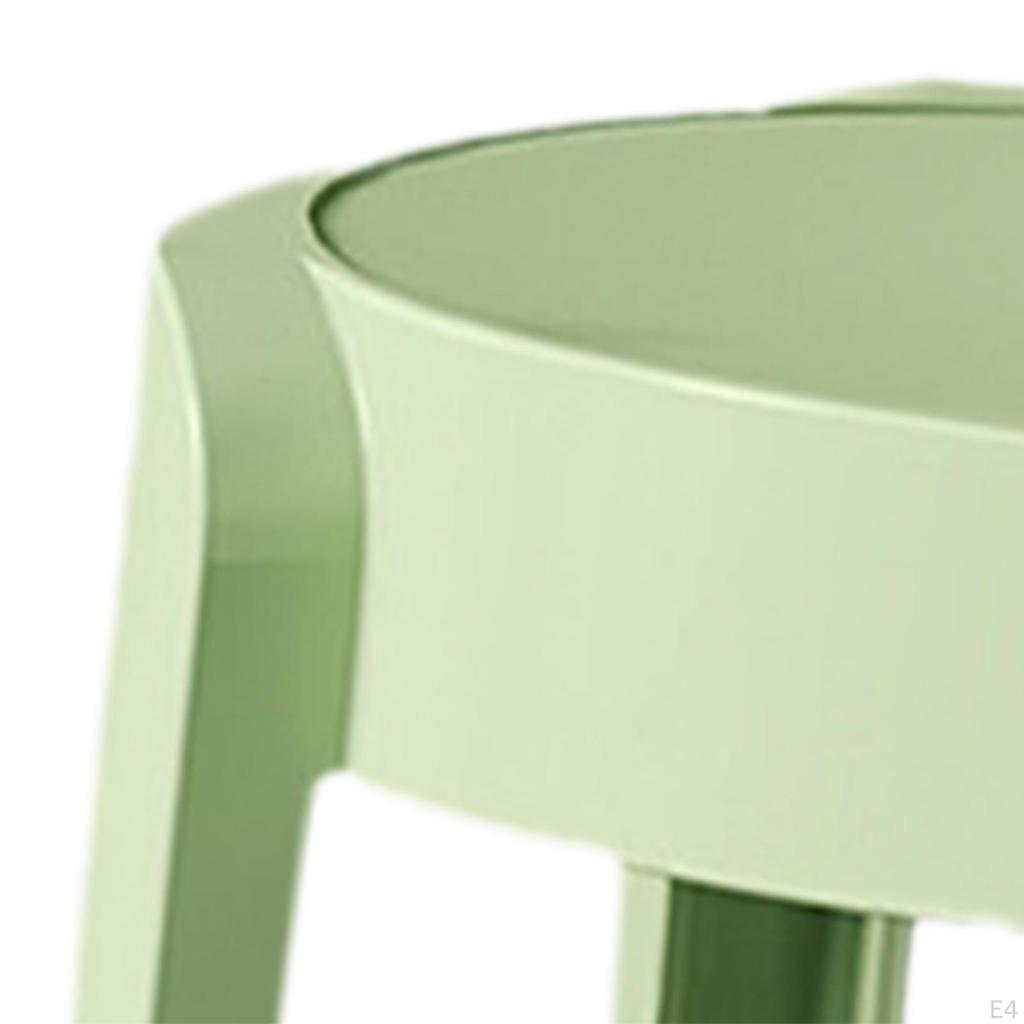 Round Stool Dining Table Dressing Stackable for Living Room Hotel