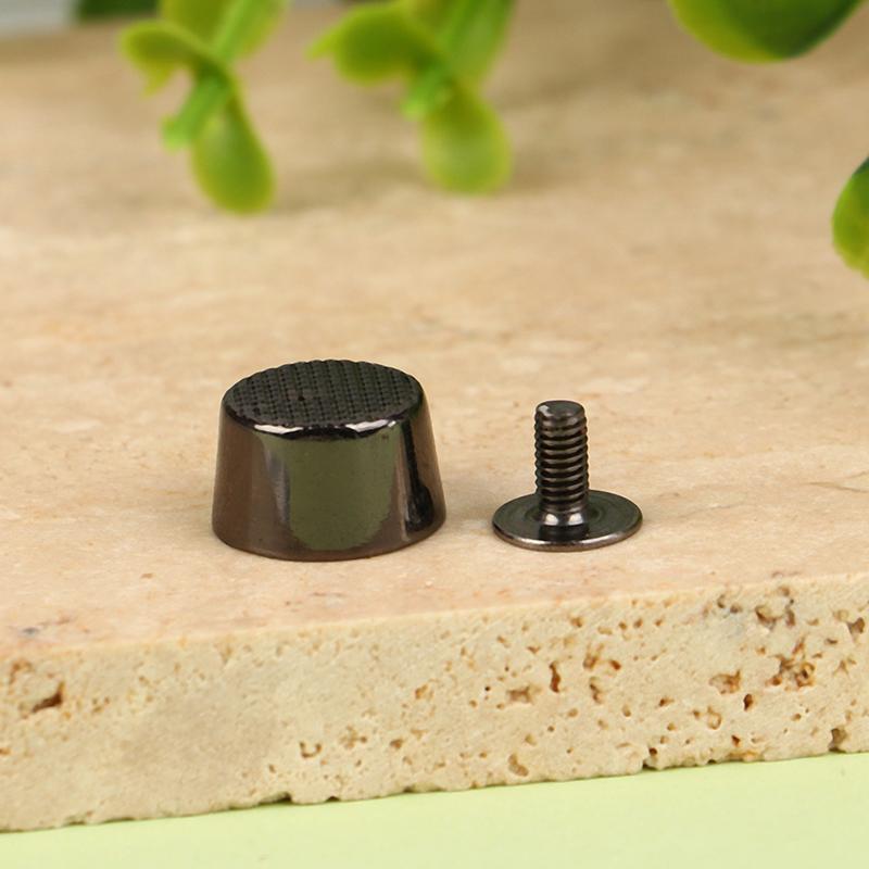 4Pcs Metal Screw Back Rivets For Leather Garment Wallet Decoration Hardware 12Mm