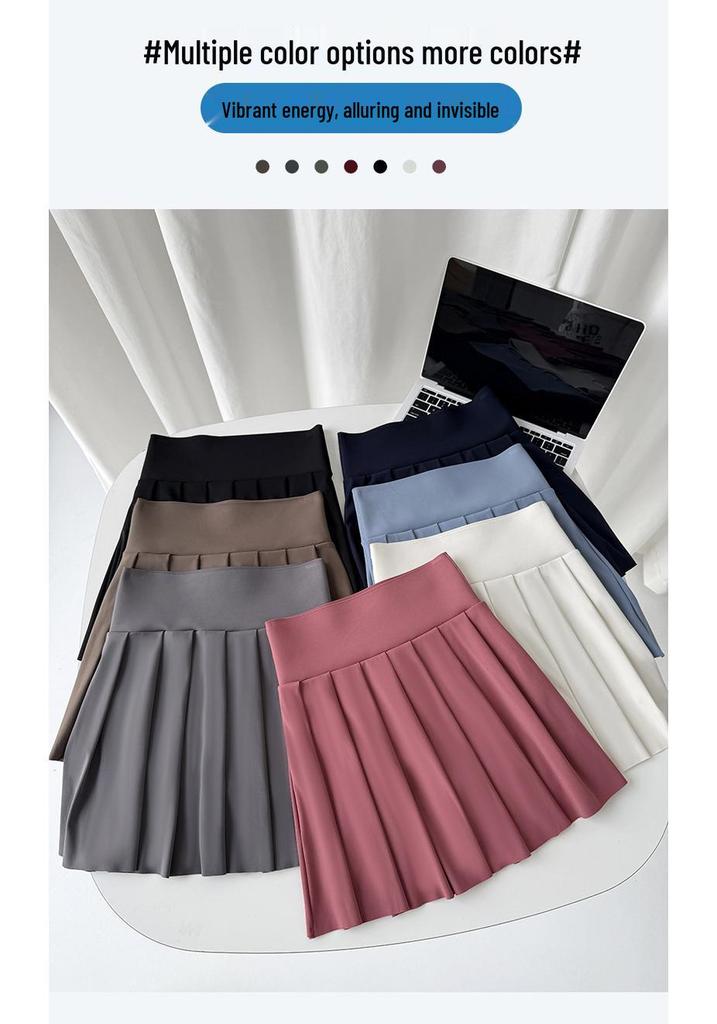 Women's Quick-Dry High-Waisted Pleated Tennis Skirt – Outdoor & Yoga Anti-Exposure Skort