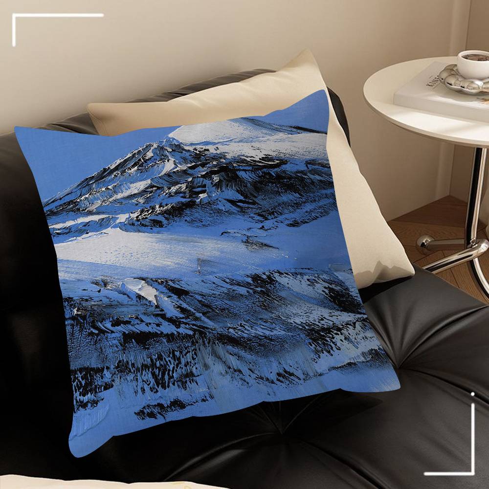 Conrad Jon Snow Mountain Artist Cushion Cover Decorative Pillow Sofa Home Decor Case Pillow Cases