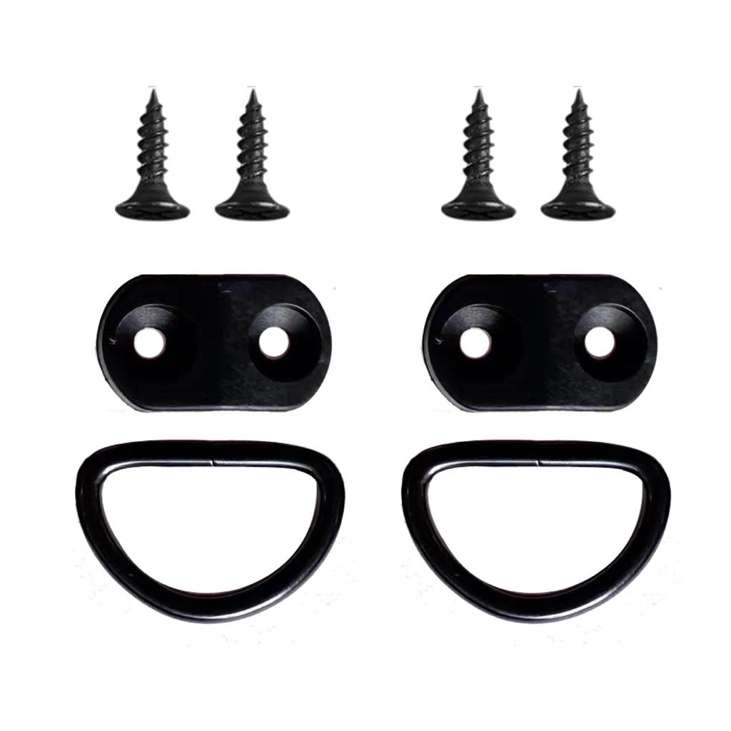 2 Set High Strength Luggage Barrier Hooks ABS & Iron Luggage Net Hook Simple Installs for Secure Cargo Net Installation