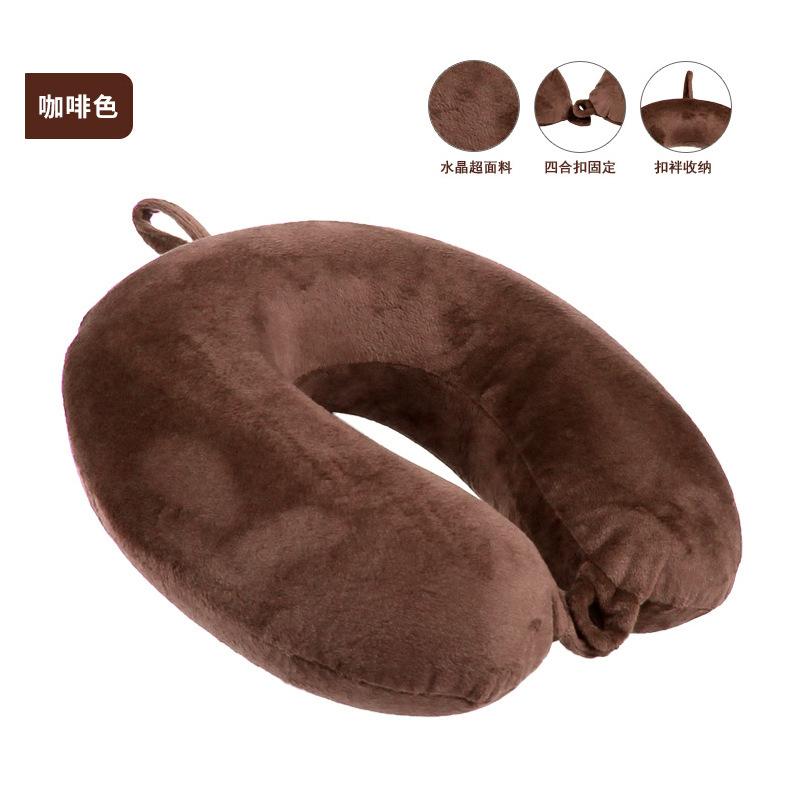 Office nap neck pillow, slow rebound neck pillow, travel portable airplane pillow