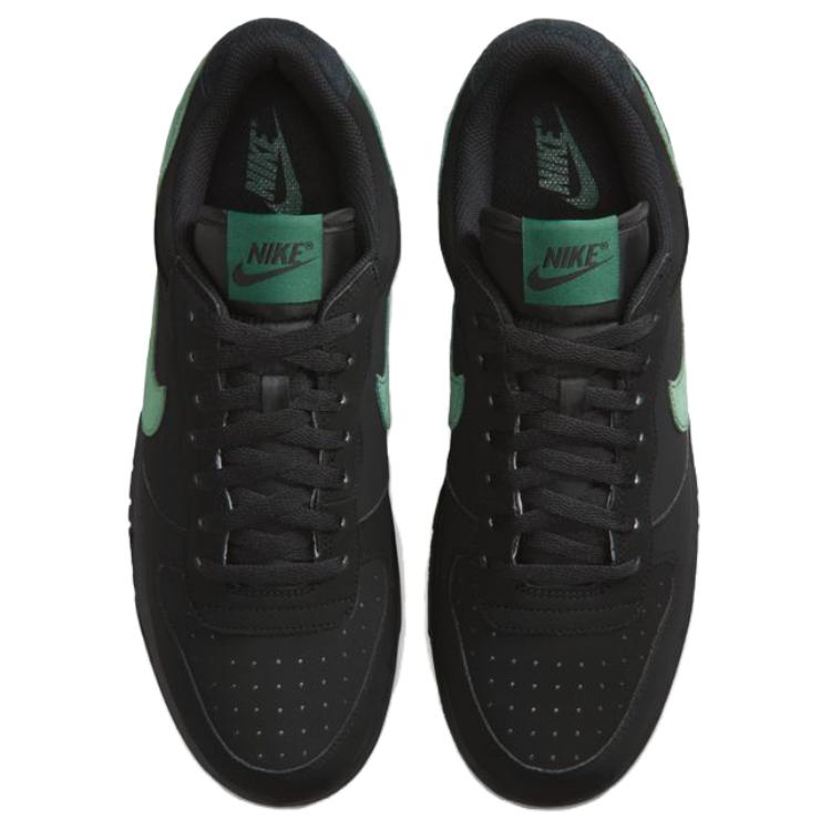 Nike Große Niedrige Skateboard-Schuhe Herren Schwarz Grün 854166-008
