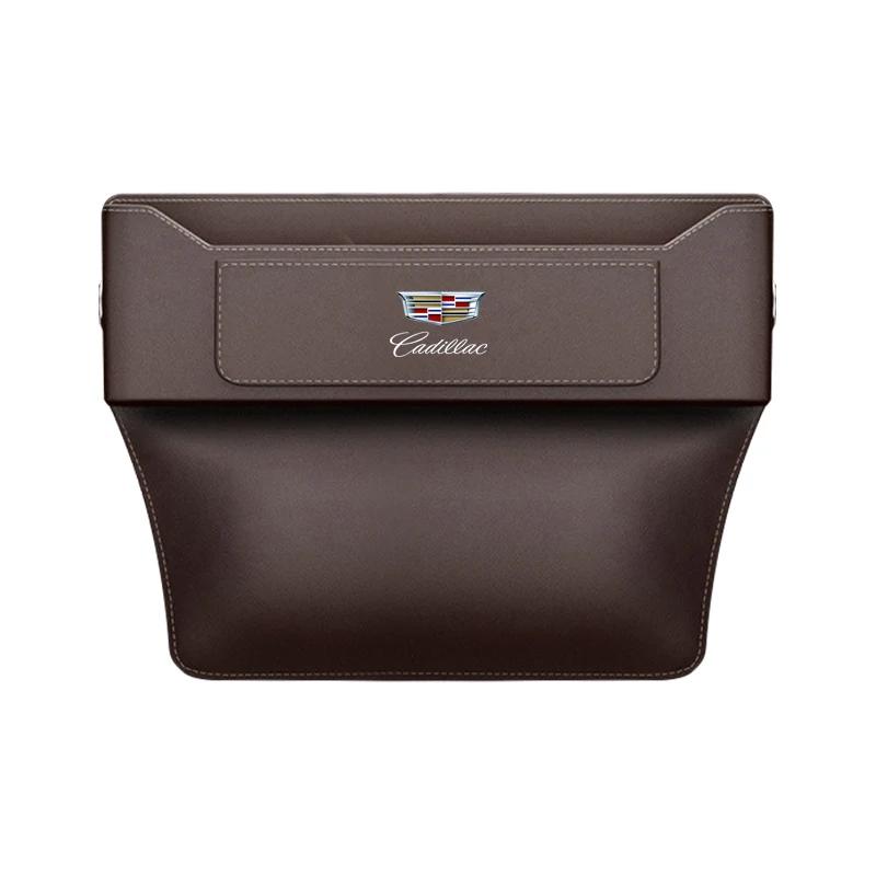 Car Seat Gap Storage Box Auto Central Side Organizer Pocket Accessories For Cadillac Escalade GT4 XT4 ATS XT5 CTS XTS RS