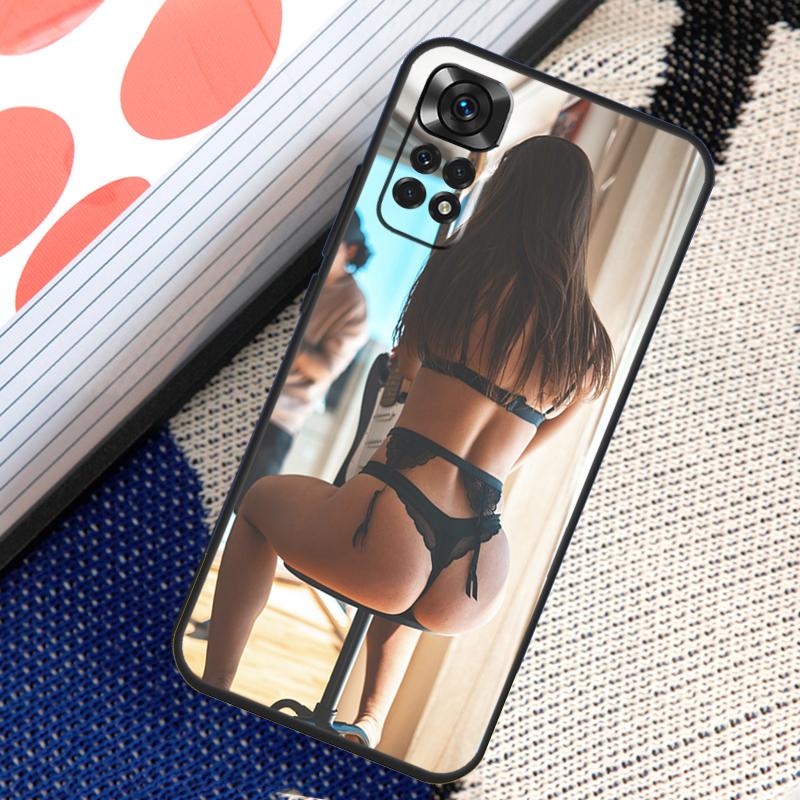 Sexy Bikini Underwear Girl Case For Xiaomi Redmi Note 12 8 9 10 11 Pro 9S 10S 11S 8T Redmi 10 12C 9C 10A 10C Coque