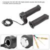 Electric Scooter Throttle, Pair of Throttle Grips, QiiluEbike Throttle Handle Grip Cable Round 5V
