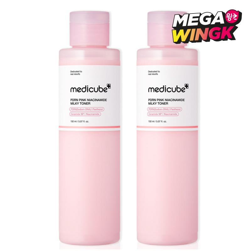 

Набор тонер-эссенции Medicube PDRN Pink Milky (150мл х 2шт)
