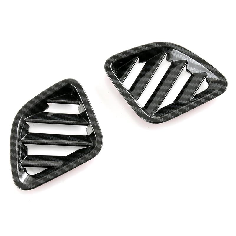 For Mini Clubman F54 2015- Car-Styling ABS Front Upper Air Vent Outlet Cover Trim Interior Decoration Accessories