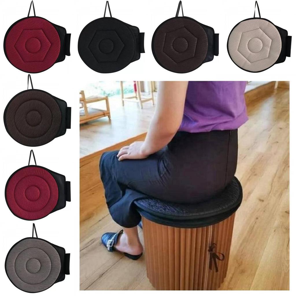 Automotive Rotating Seat Cushion For Pregnant Women And Elderly With Multifunction Mobility Support