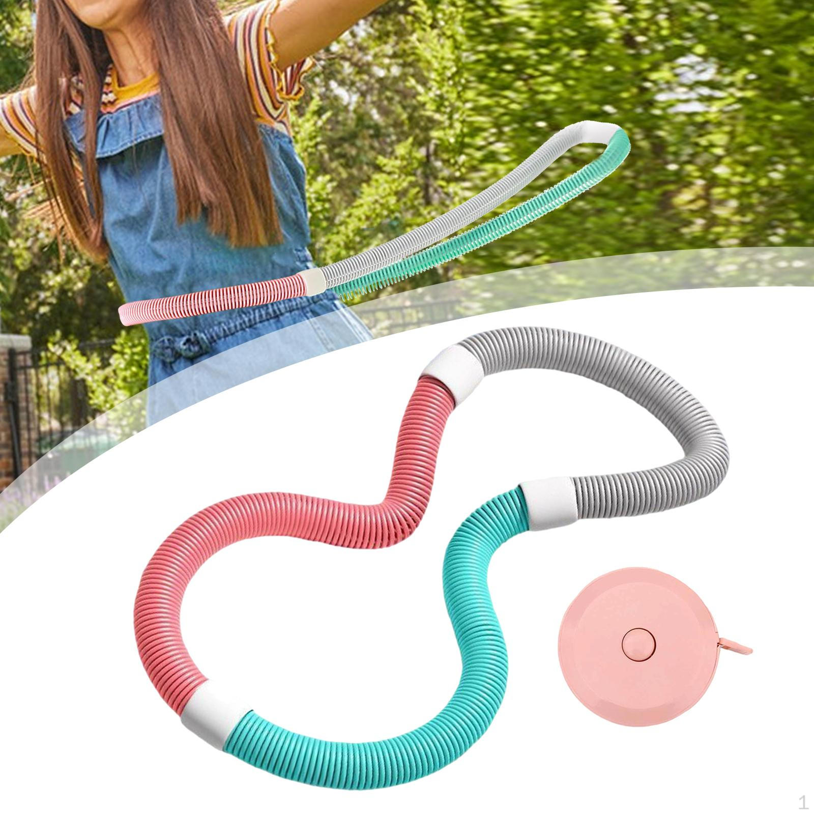 

160см ПВХ Удобный Складной Утяжеленный Фитнес Обруч для Использования в Помещении и на Открытом Воздухе, Идеальный pink green 1kg