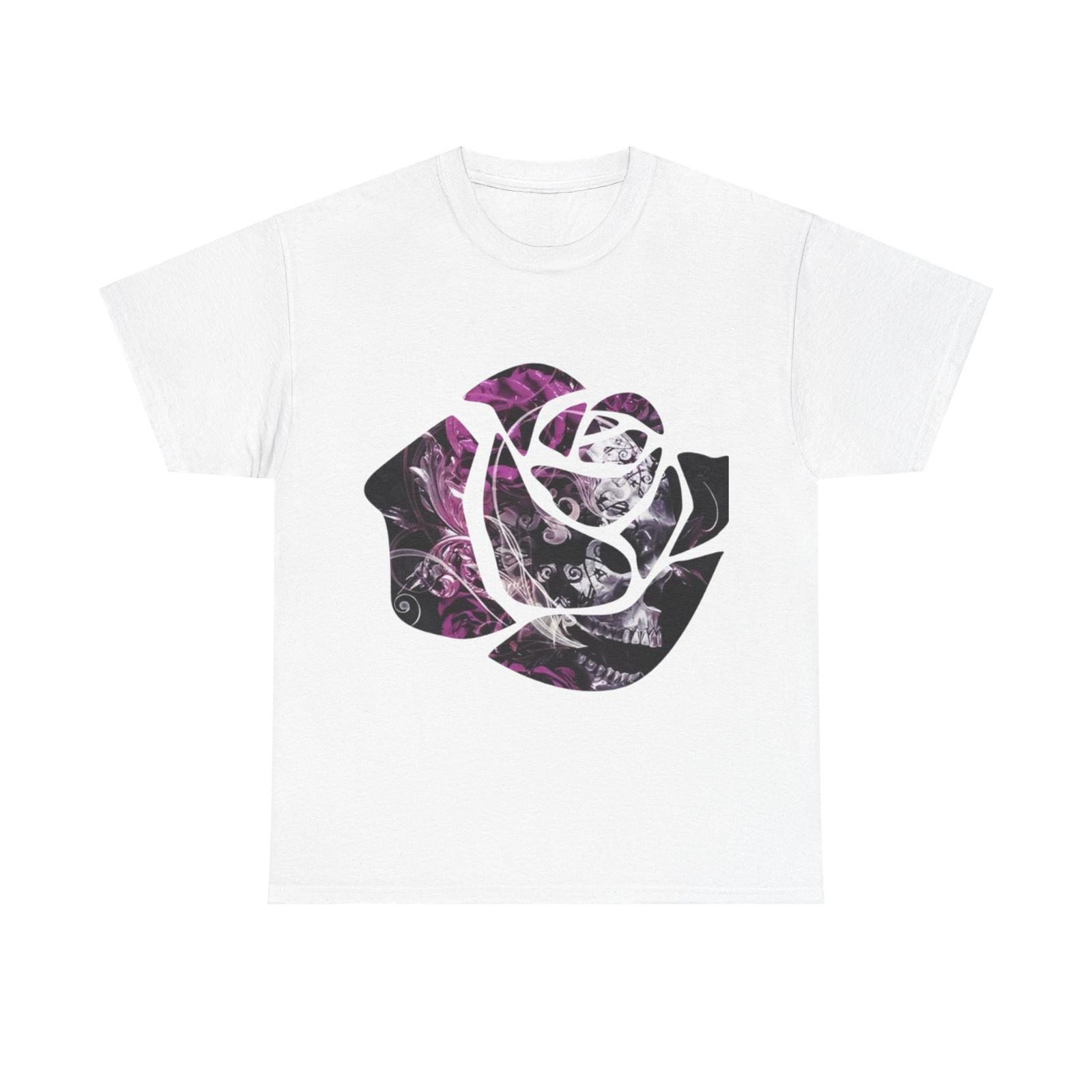 Skull in a Rose Tee S разноцветный