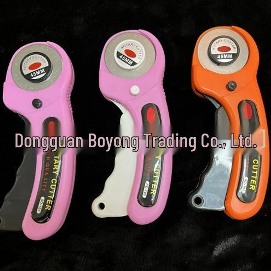 45mm Rotary Fabric Cutter with Blade Handle for Cloth and Leather