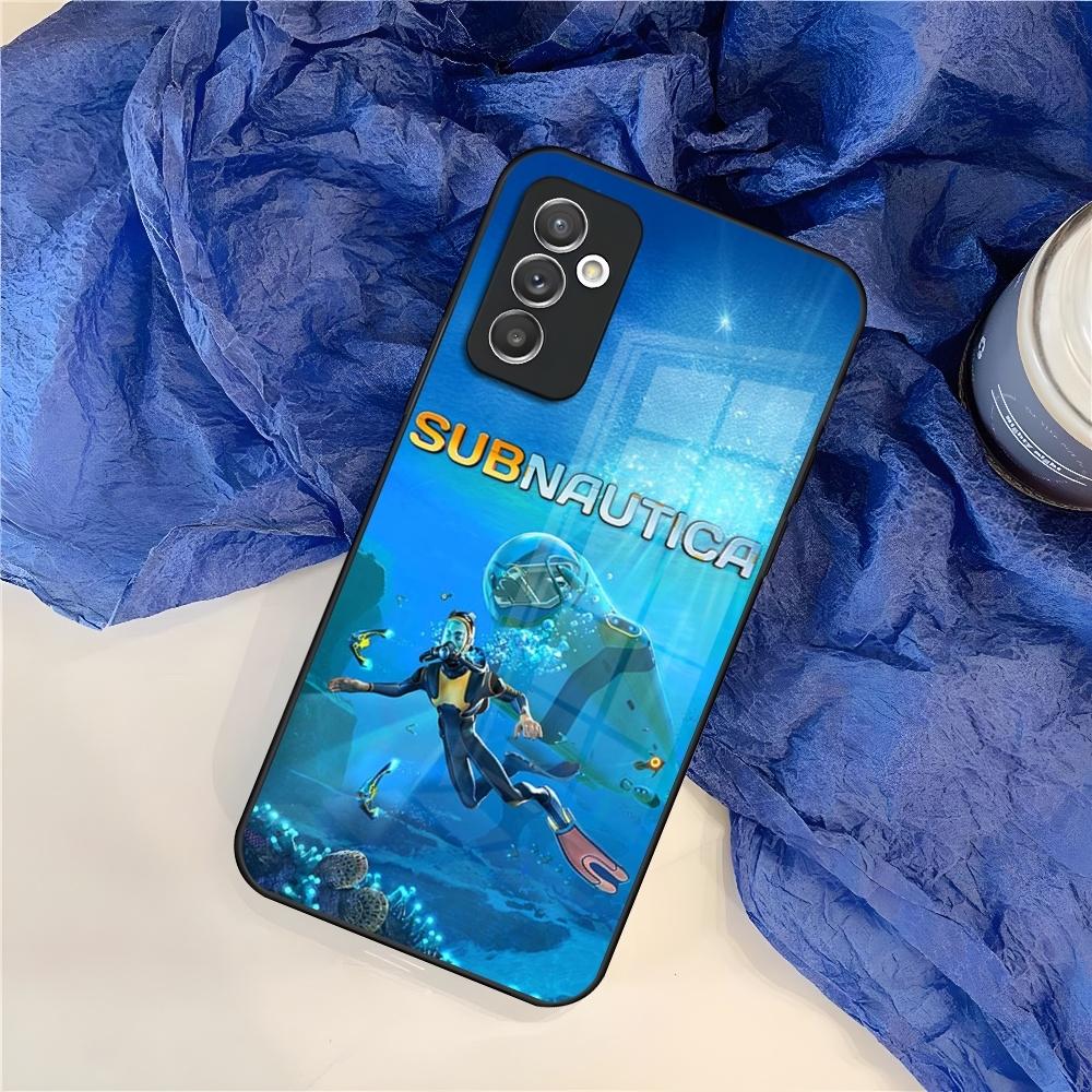 Pouzdro na telefon Subnautica pro Samsung Galaxy S26 S25 S24 S30 S21 S23 S20 S22 Fe Pro Edge Ultra Plus skleněný kryt