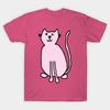 Męski czarny T-shirt z nadrukiem Kot Nadruk na papierze transferowym bez wycinania Bawełniany T-shirt