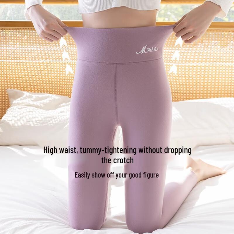Langsha Women's High-Waist Thermal Fleece-Lined Leggings