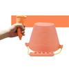 Rubber Sandbox Bucket - Peach