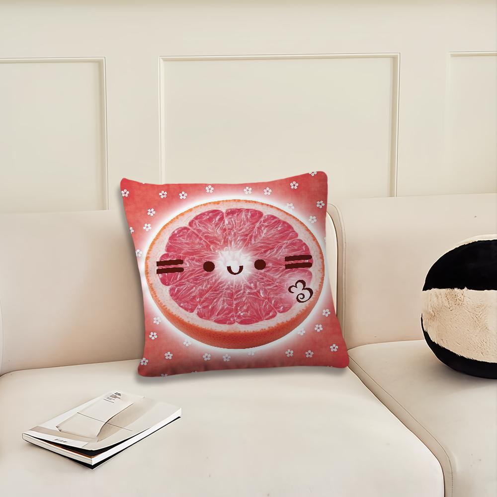 Cartoon Cute Fruit cushion cover Pillow Cover Decoration Room Home Sofa living Office Car Nordic Simplicity