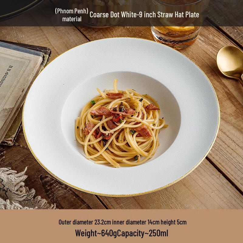 European Style Ceramic Deep Plate for Pasta & Soup