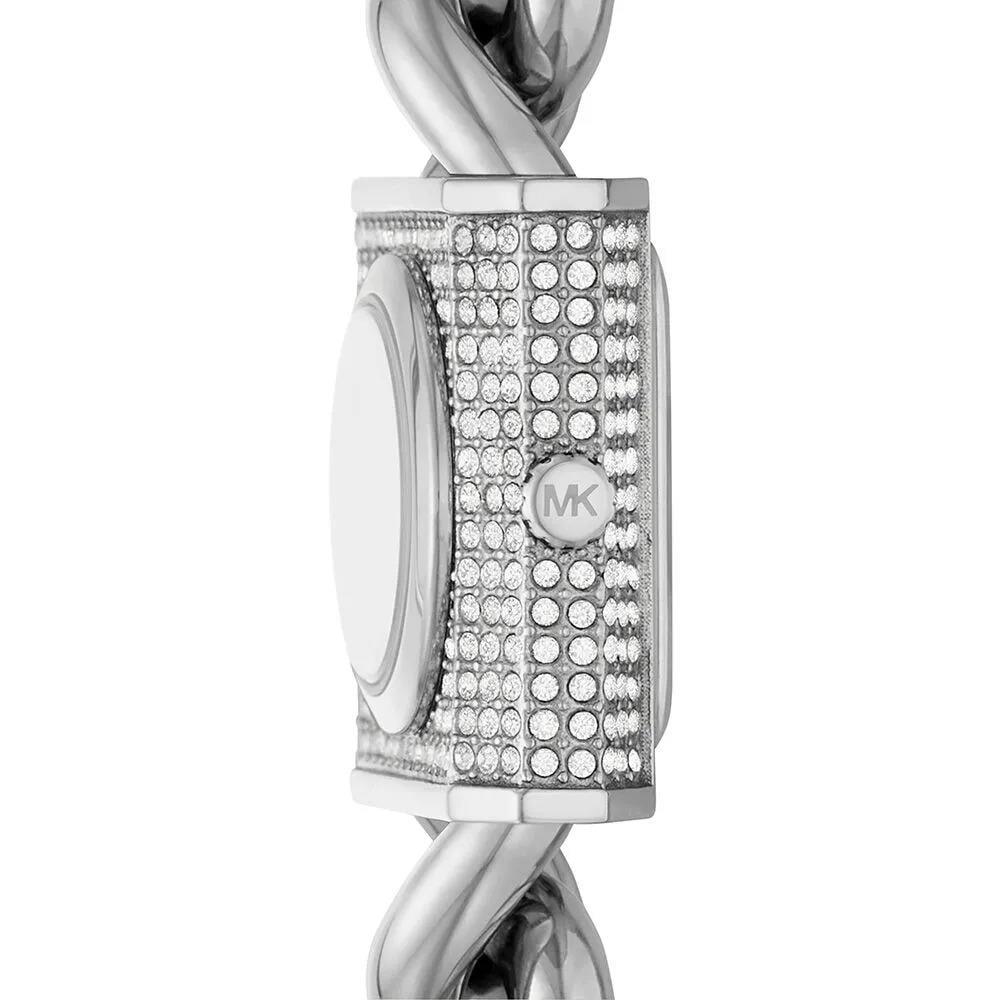 Michael Kors MK Chain Lock Three-Hand Stainless Steel Watch