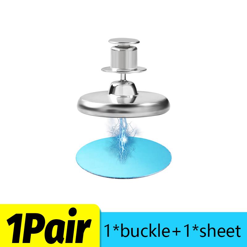 

30/1Pairs Magnetic Curtain Clips Self-Adhesive Wall Mounted Magnet Buckle with Patch Detachable Shower Curtain Fixed Fasteners 17MM