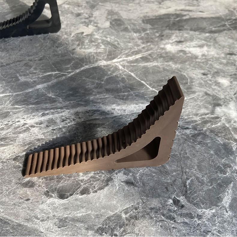 Multi-Angle TPR Door Stopper: Safety Triangle Wedge for Doors and Windows