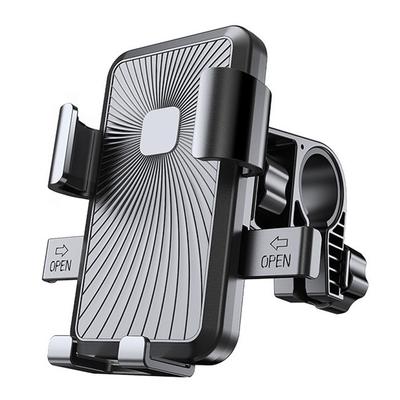ABS Phone Mount Bracket for Electric Bicycles and Delivery Vehicles 360 Degree Adjustable Holder for Safe Navigation