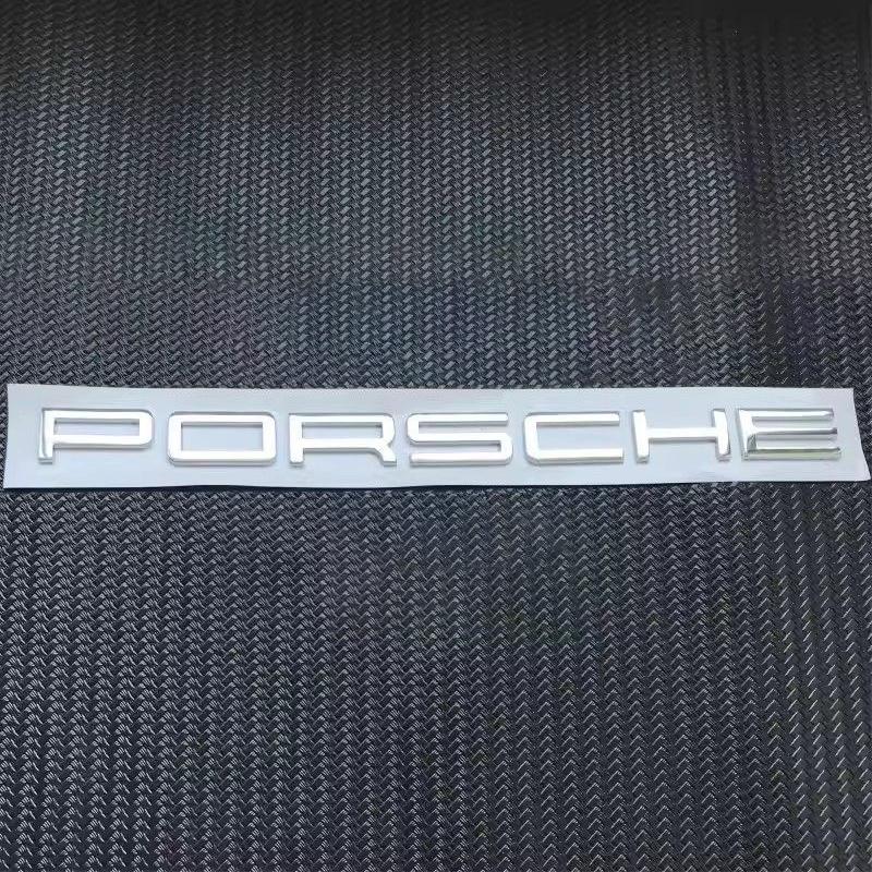 Emblema Auto 3D Lettere Decorative per Bagagliaio Posteriore Accessorio per Porsche Panamera Cayman Boxster Cayenne Macan GTS Taycan Turbo
