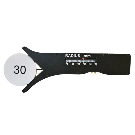 3D Printed Radius Measurement Tool Compact Design Portable Easy to Use Circle Measure Gauge Accessory