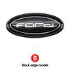 Auto Replacement Parts 9.5cm 11.5cm 13cm ABS Front Hood Rear Trunk Emblem Badge For Ford Focus Mondeo Ranger Fiesta Escape Kuga