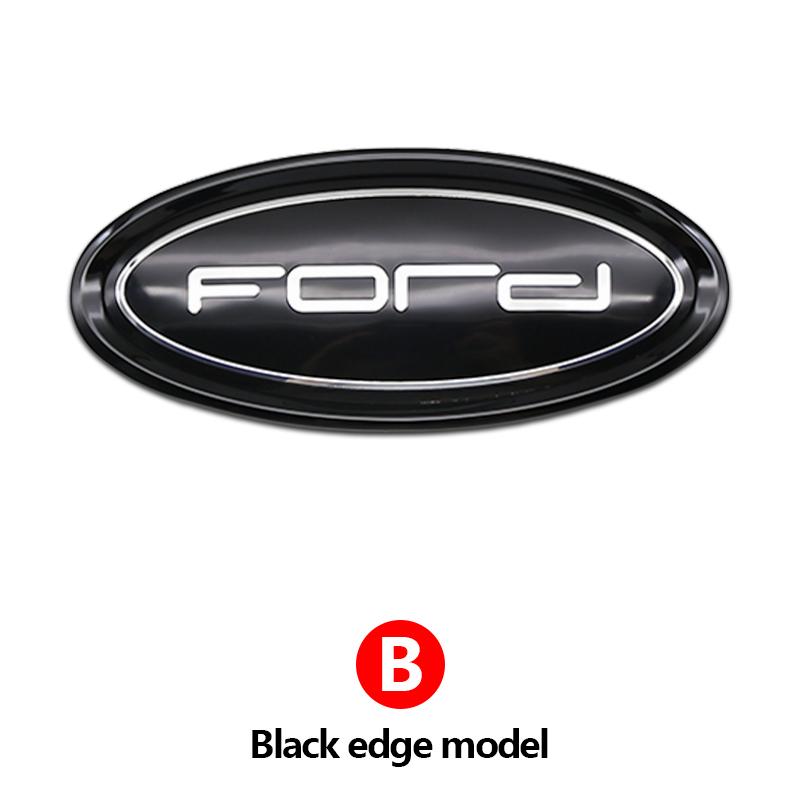 Auto Replacement Parts 9.5cm 11.5cm 13cm ABS Front Hood Rear Trunk Emblem Badge For Ford Focus Mondeo Ranger Fiesta Escape Kuga