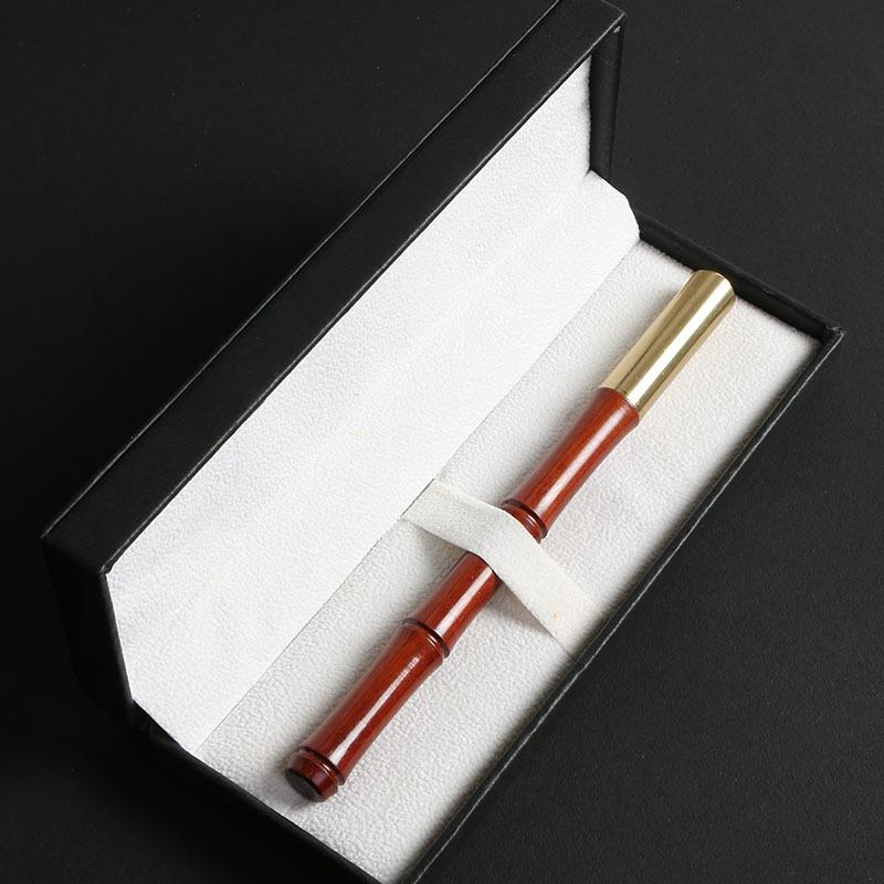Sandalwood Pen, Signature Pen, Creative Bamboo Joint Style Gift Pen, Vintage High-Appearance Ballpoint Pen, Gel Pen