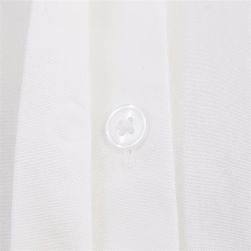 Winter 2025 European & American Style Beaded Lapel Poplin Shirt