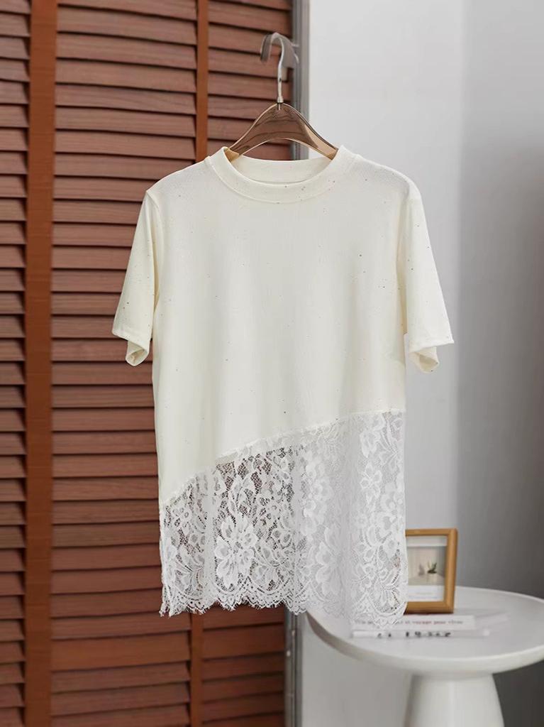 Summer T Shirt Dress With Embroidery For Casual And Business Wear In Soft Polyester Fabric