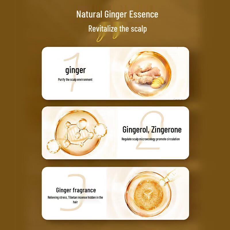 Yunnan Baiyao Yangyuanqing Ginger Root Strengthening & Oil Control Shampoo