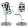 Simulation Props Mic Classic Retro Dynamic Vocal Microphone