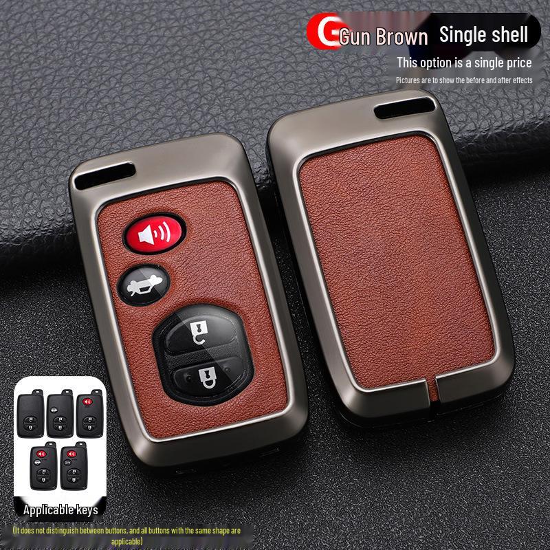 Compatible Key Case for Toyota Models: Corolla, Levin, Camry, Highlander, RAV4, Crown, CHR, Reiz