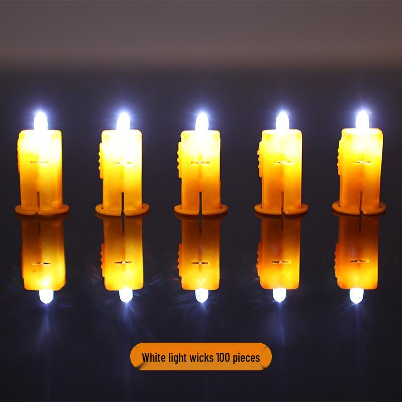 LED Lantern Wick Beads Kit: DIY Colorful Luminous Lights for Kids