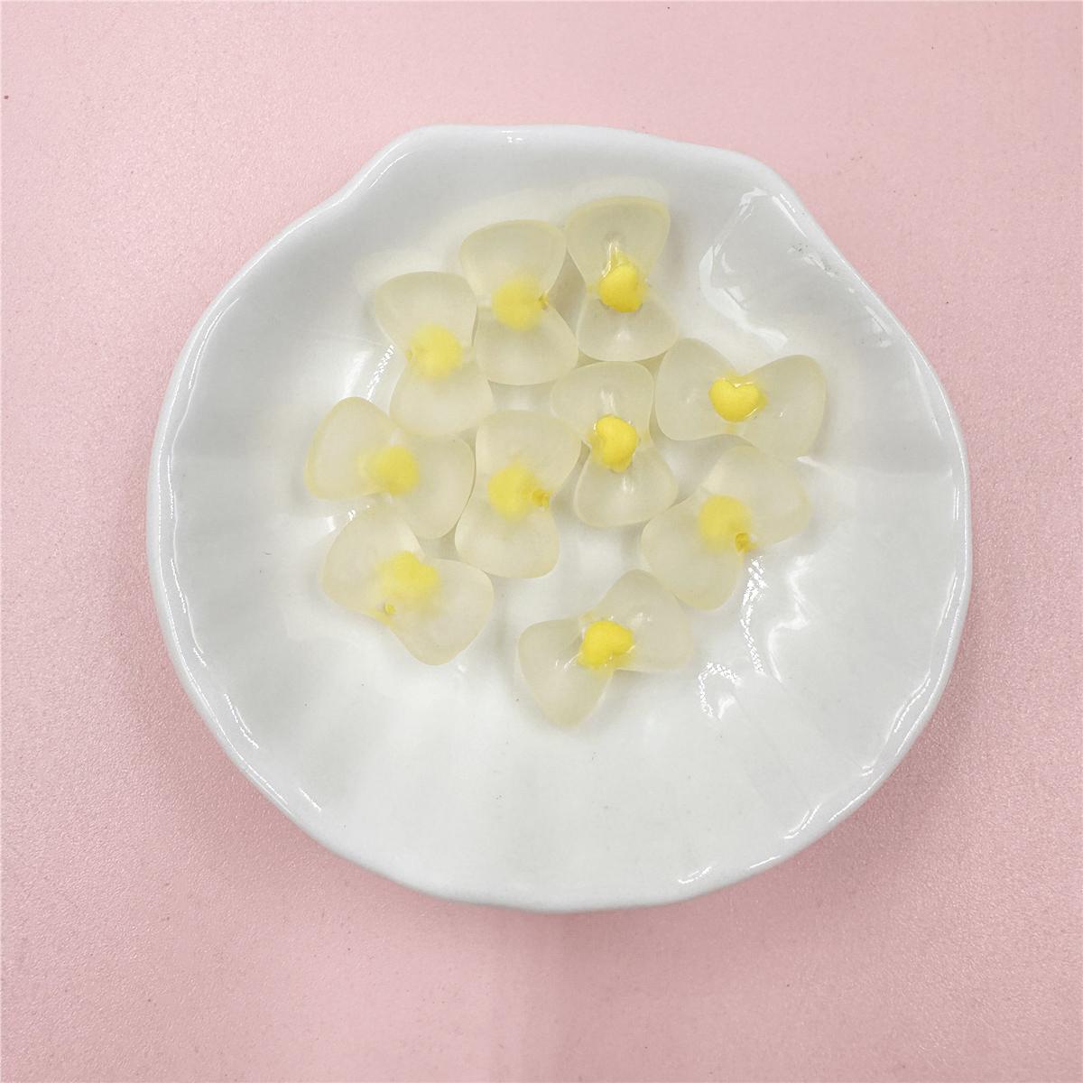 

Frosted Necklace 10PCS Fashion Bracelets Jewelry Making Acrylic For Keychain Bowknots For 10*15.8mm DIY Jewelry Accessories Loose Beads Accessories жёлтый