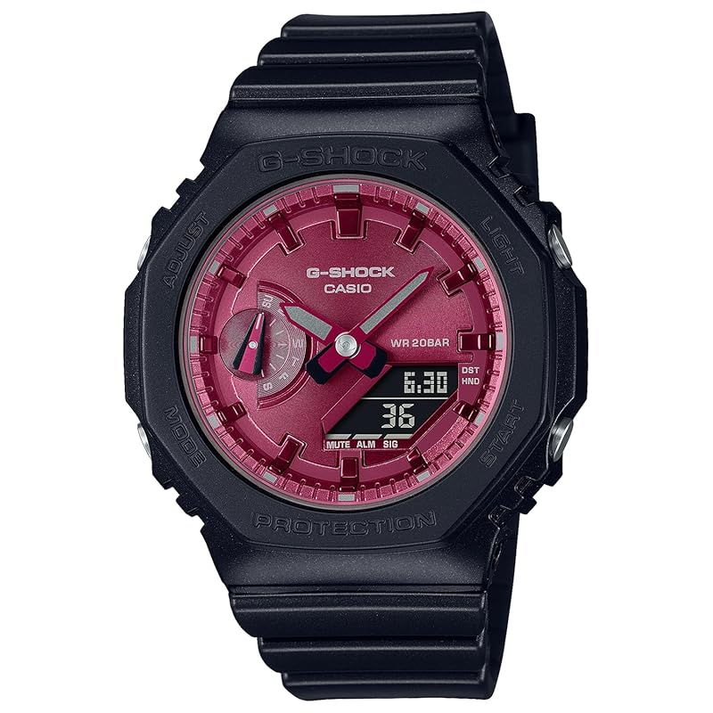

[Casio] watch G-Shock [] mid size model Black&Red GMA-S2100RB-1AJF ladies black