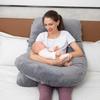 Jiabinfu Pregnancy Pillow, U Shaped Full Body Pillow for Maternity Support, Sleeping Pillow with Cover for Pregnant Women