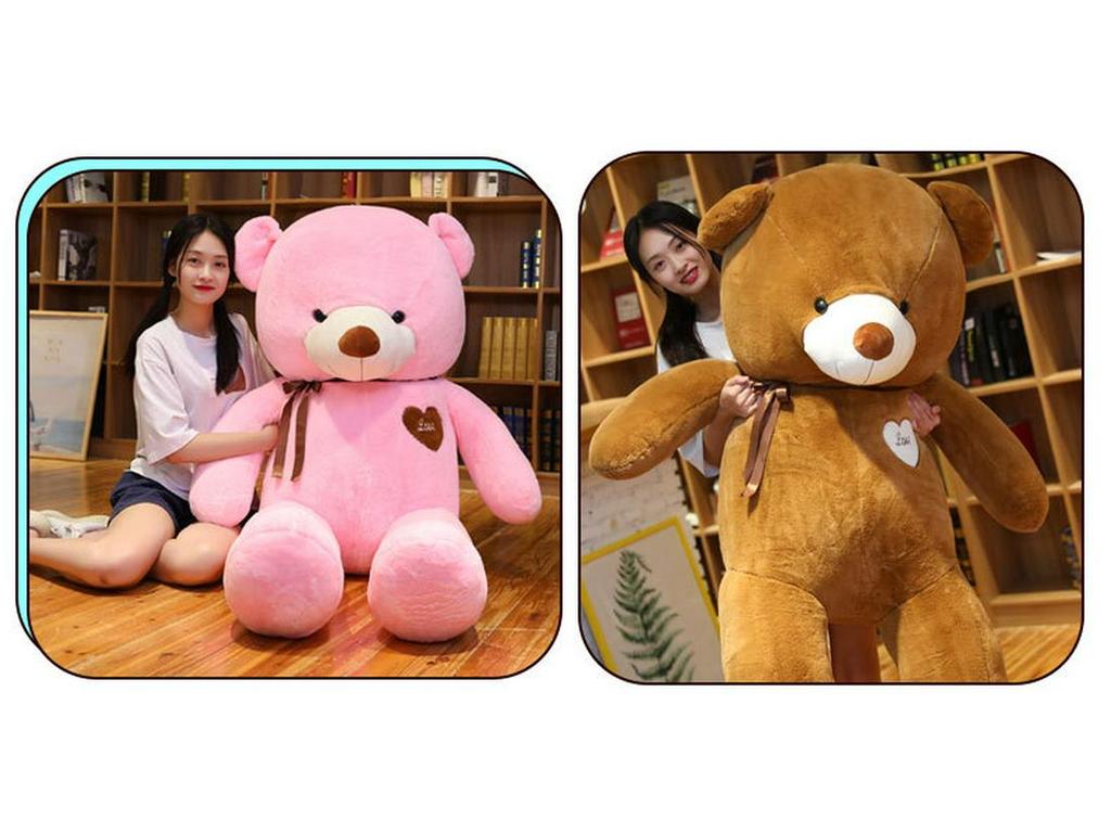Large Cute Teddy Bear Plush Toy - Sleeping Doll Pillow for Girls