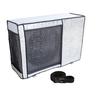 TONGMO Air Conditioner Outdoor Unit and Wind Aluminum Foil Waterproof and No Removal Prevents Easy Installation and For Home Includes Fixing Cover,