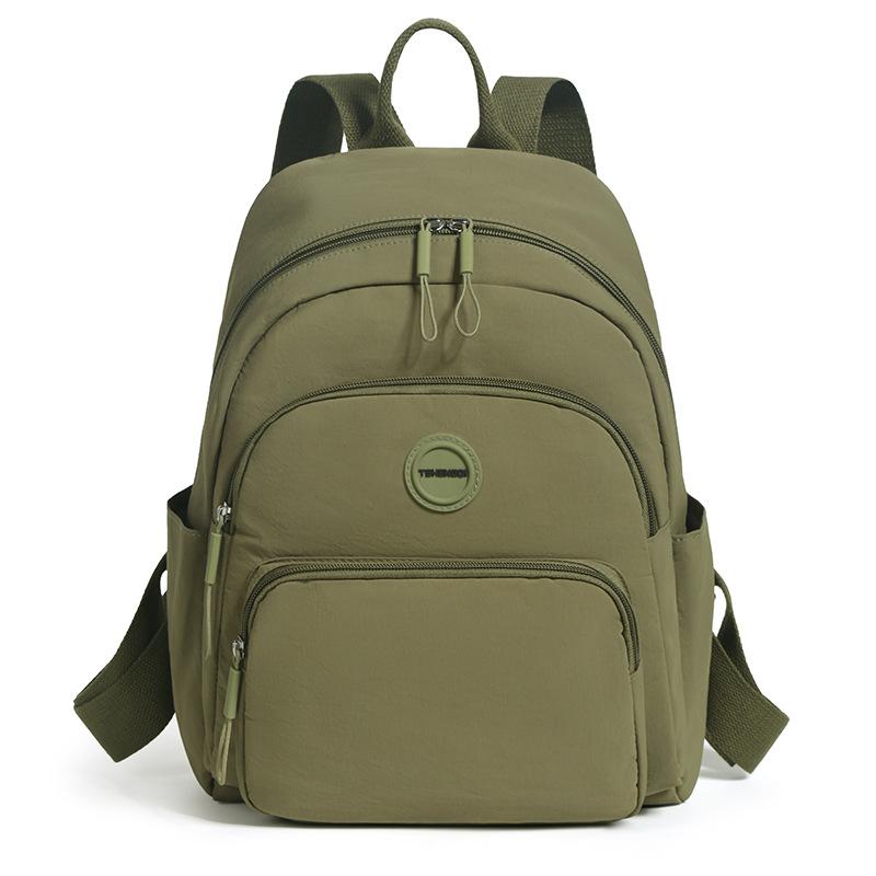 Schoolbag simple wind large capacity backpack women's new lightweight travel commuter backpack nylon mother backpack women's bag
