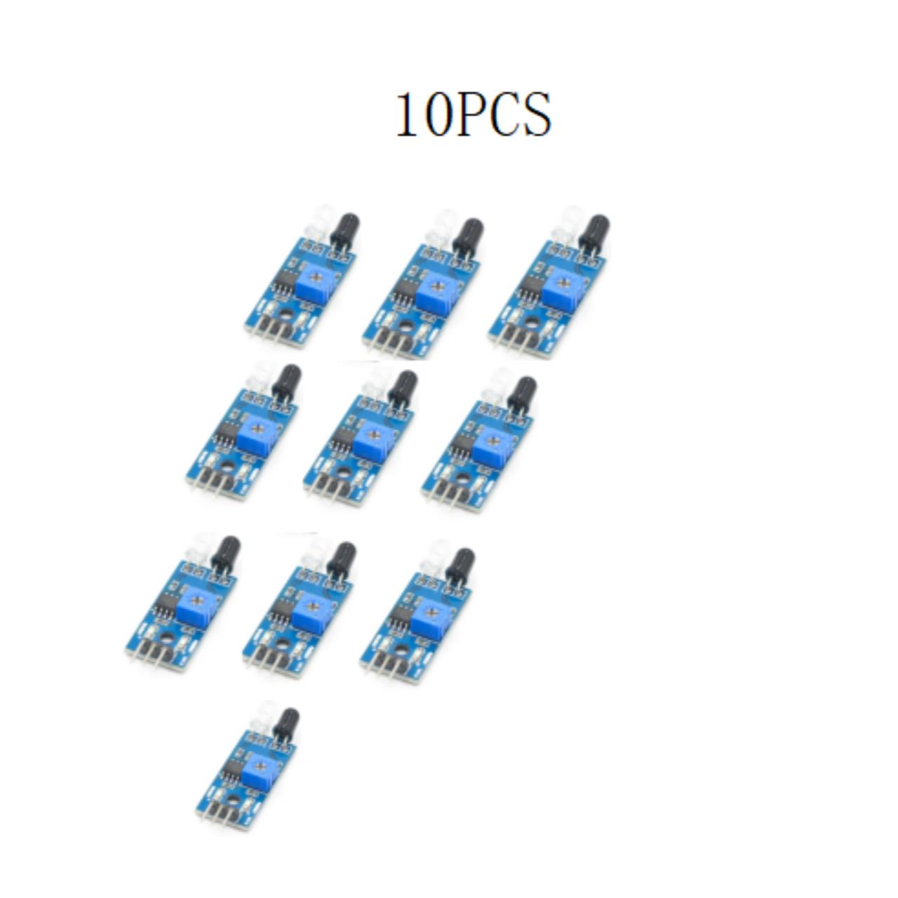 

10pcs IR Infrared Obstacle Avoidance Sensor Module for Arduino Diy Smart Car Robot Reflective Photoelectric 3PIN