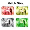 Kids Instant Print IPS Screen 1080P HD 48MP Photo Instant Camera for 16X Digital Zoom Kids Digital Camera Dual Toddler Christmas Gift Camera, 2.4-inch